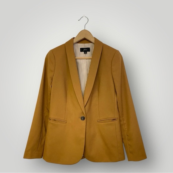 J. Crew Parke blazer in wool flannel in Camel Sz 2 - Picture 3 of 11